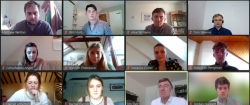 Trainees attend the leadership session with Syngenta Global via zoom